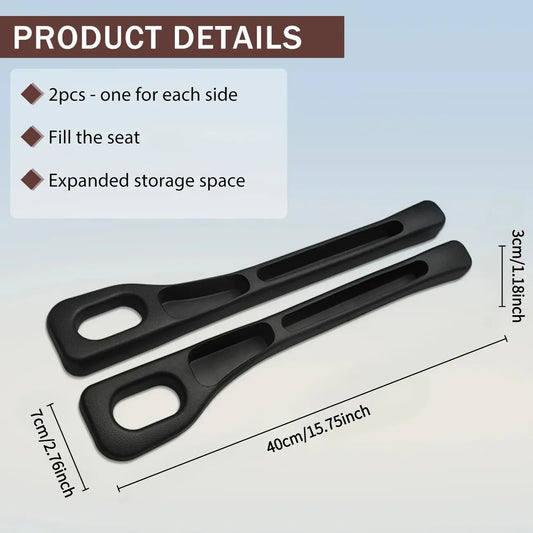 Car Seat Gap Filler – Universal Silicone Seat Crevice Filler Strip