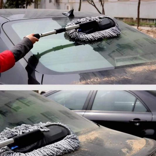 Retractable Car Wash Duster – Extendable Microfiber Cleaning Brush with Telescopic Handle