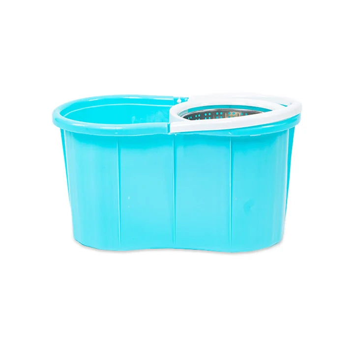 360° Spin Mop with Stainless Steel Spin Basket – Self-Wringing Dual Bucket Mop System