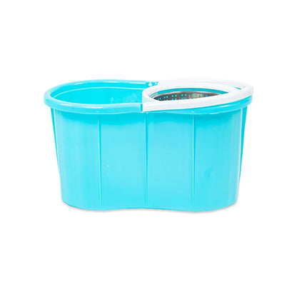 360° Spin Mop with Stainless Steel Spin Basket – Self-Wringing Dual Bucket Mop System