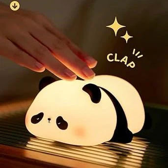 Panda Silicone Night Light – Cute Touch-Sensor LED Lamp with 3 Brightness Levels & Timer