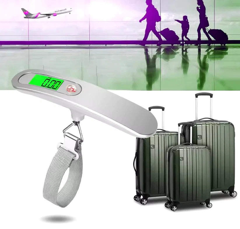 Digital Luggage Scale – Portable Handheld Weight Scale with LCD Display (50kg/110lb Capacity)