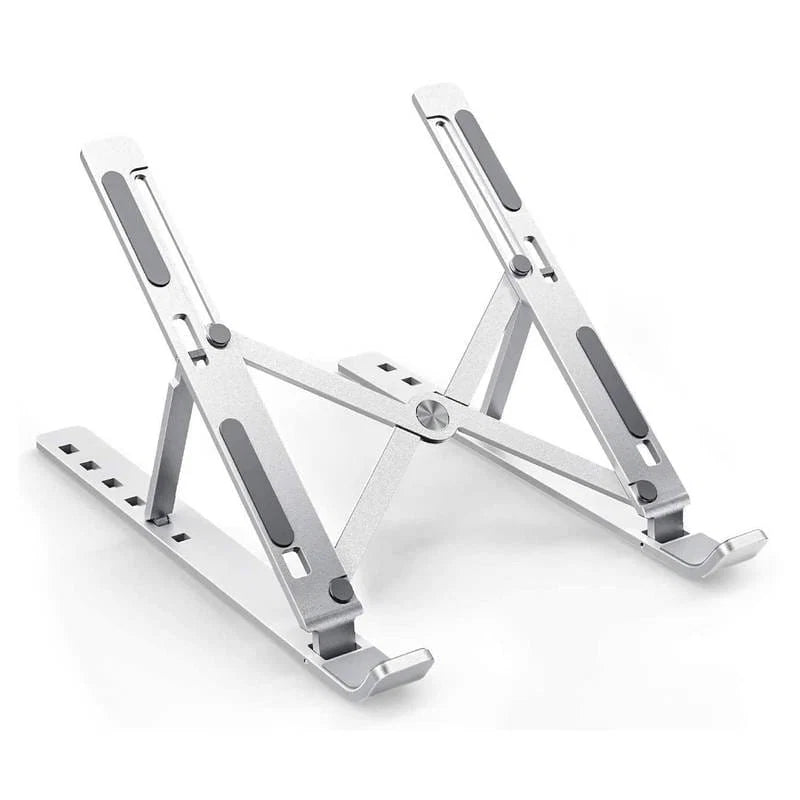 Adjustable Laptop Stand – Foldable Aluminum Alloy Portable Riser for Laptops & Tablets