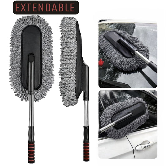 Retractable Car Wash Duster – Extendable Microfiber Cleaning Brush with Telescopic Handle