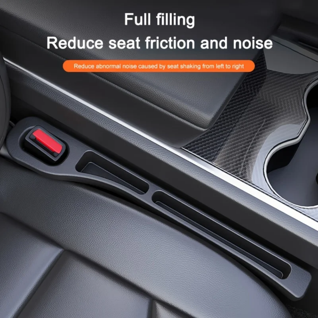 Car Seat Gap Filler – Universal Silicone Seat Crevice Filler Strip