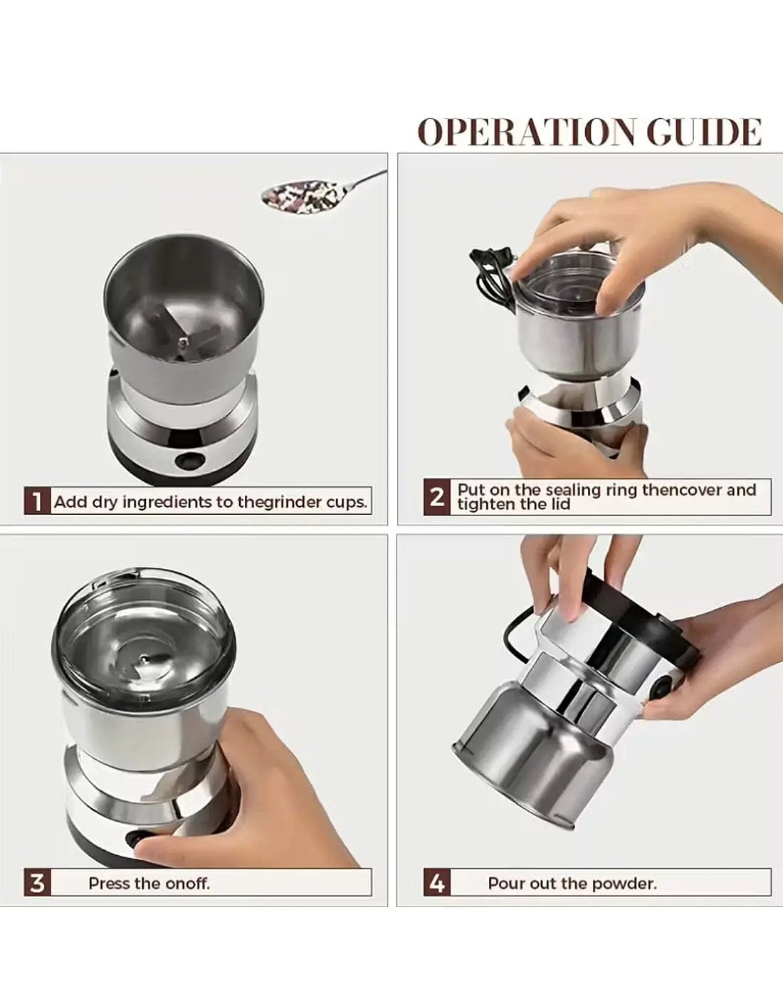 RAF Multifunctional Electric Coffee Grinder