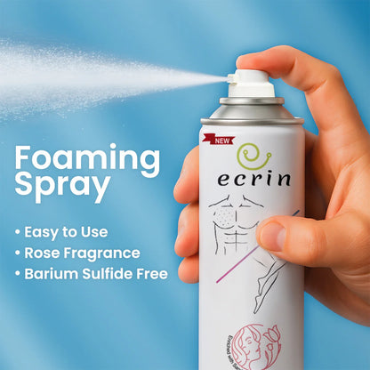 Ecrin Hair Removal Spray – Painless Hair Remover for Legs, Underarms, Chest & Bikini Area (For Men & Women)