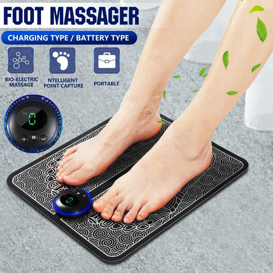 Portable Foldable Foot Massager – Travel-Friendly Compact Massage Mat for Feet, Legs & Back
