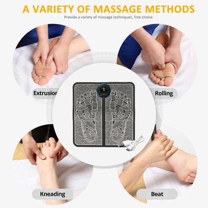 Portable Foldable Foot Massager – Travel-Friendly Compact Massage Mat for Feet, Legs & Back