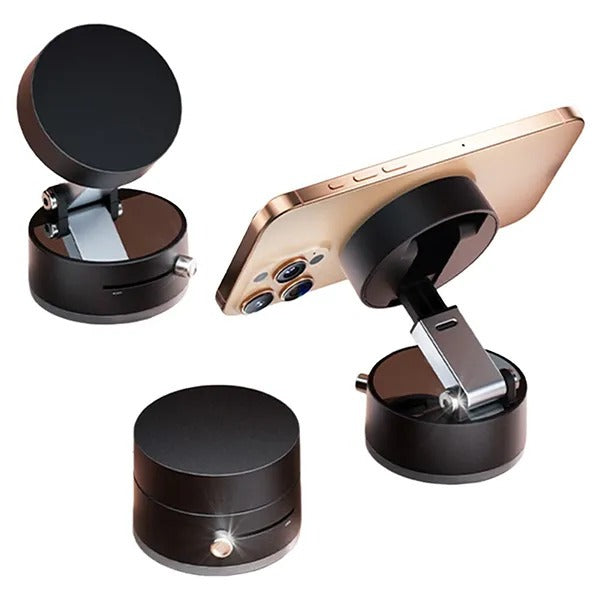 360° Automatic Rotating Phone Holder – Electric Magnetic Desktop Stand for Live Streaming & Video Recording