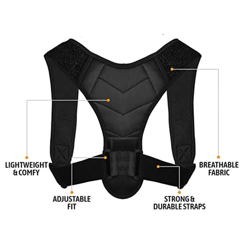 Comfort Fit Posture Corrector – Adjustable Back Brace for Shoulder & Spine Support (Men & Women)