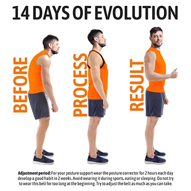 Comfort Fit Posture Corrector – Adjustable Back Brace for Shoulder & Spine Support (Men & Women)