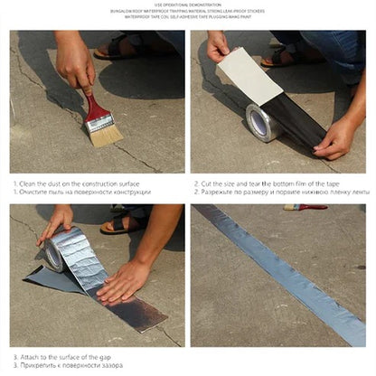 Waterproof Butyl Repair Tape – Super Strong Aluminum Foil Sealant Tape for Leak-Proof Repairs