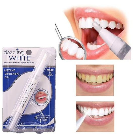 Professional Teeth Whitening Pen – Instant Stain Remover Gel with Soft Applicator Brush