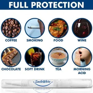 Professional Teeth Whitening Pen – Instant Stain Remover Gel with Soft Applicator Brush