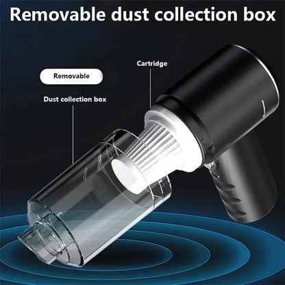 Mini Portable Handheld Vacuum Cleaner – Cordless Wet & Dry Cleaner for Car, Home & Keyboard